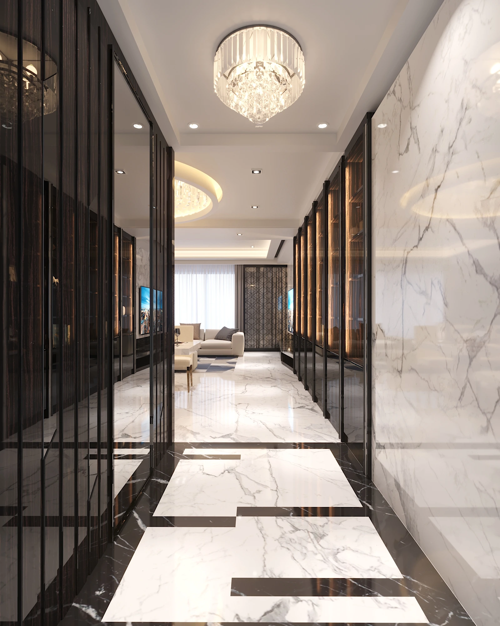 室內設計 3D 渲染效果圖