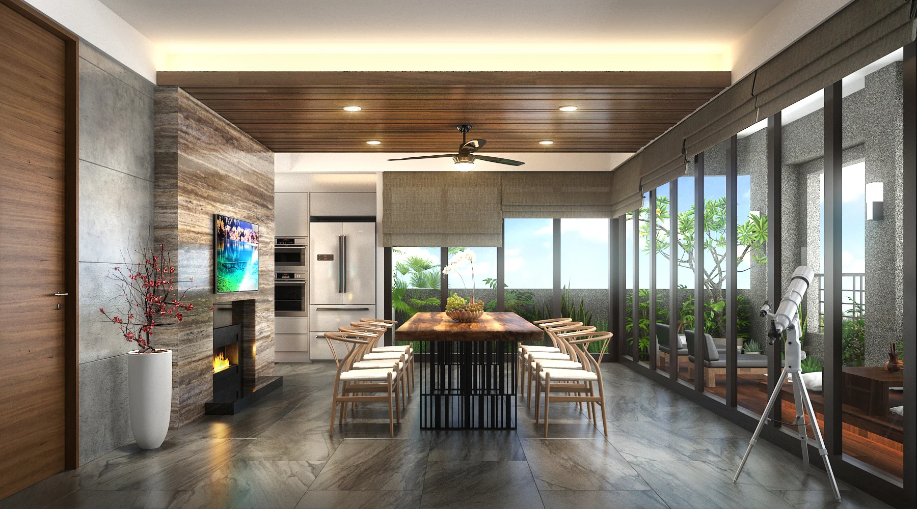 高品質室內建模渲染